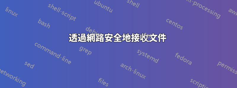 透過網路安全地接收文件