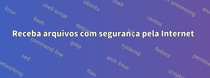 Receba arquivos com segurança pela Internet 