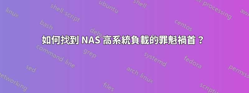 如何找到 NAS 高系統負載的罪魁禍首？