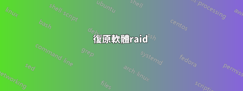 復原軟體raid