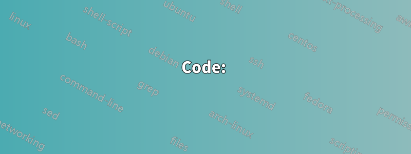 Code: