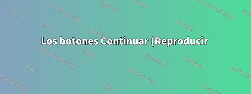 Los botones Continuar (Reproducir) y Interrumpir todo (Pausa) de Visual Studio están deshabilitados a veces