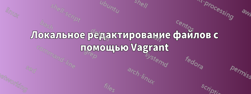 Локальное редактирование файлов с помощью Vagrant