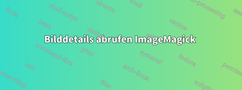 Bilddetails abrufen ImageMagick