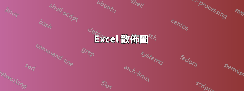 Excel 散佈圖