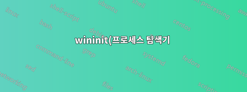 wininit(프로세스 탐색기)에서 실수로 SteamService.exe가 종료되었습니다.