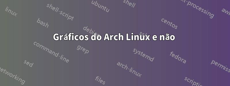 Gráficos do Arch Linux e não