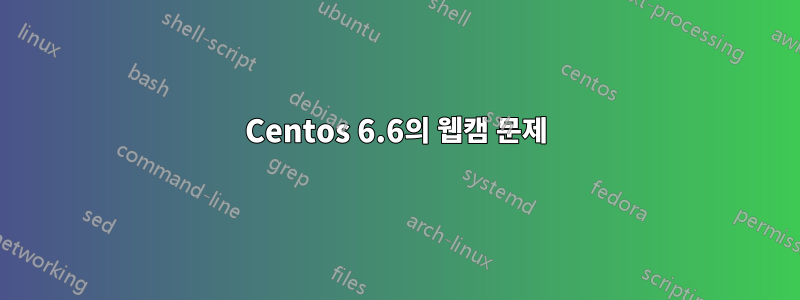 Centos 6.6의 웹캠 문제