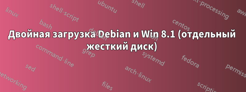 Двойная загрузка Debian и Win 8.1 (отдельный жесткий диск)