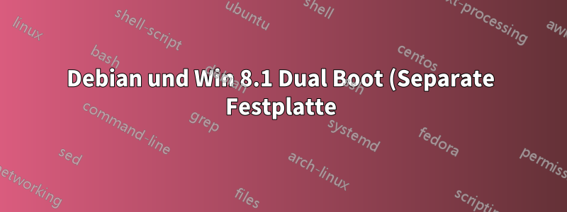 Debian und Win 8.1 Dual Boot (Separate Festplatte)