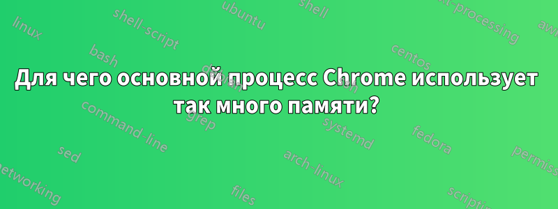 Для чего основной процесс Chrome использует так много памяти?