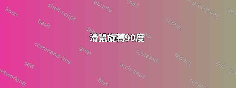 滑鼠旋轉90度