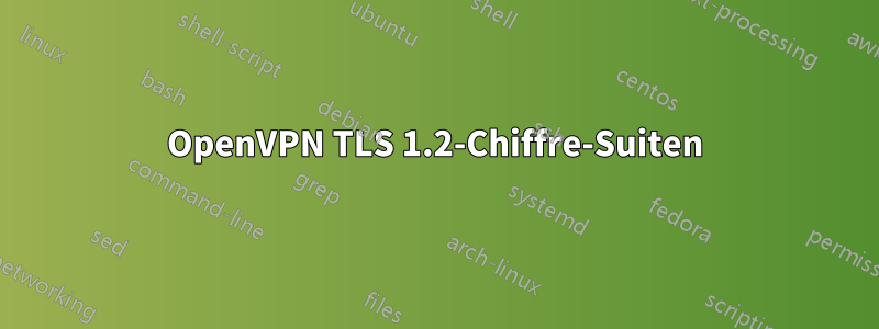 OpenVPN TLS 1.2-Chiffre-Suiten