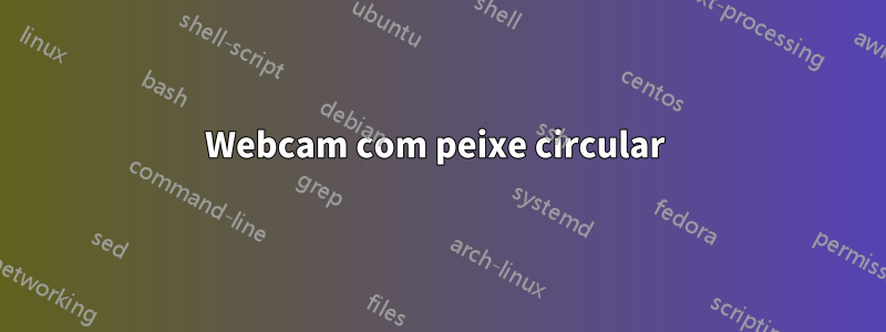 Webcam com peixe circular 