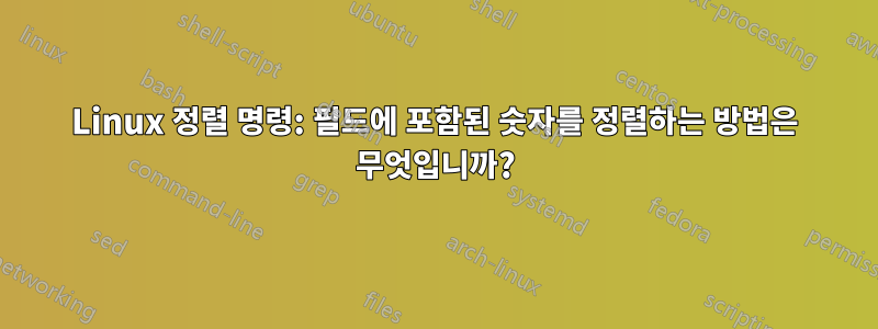 Linux 정렬 명령: 필드에 포함된 숫자를 정렬하는 방법은 무엇입니까?