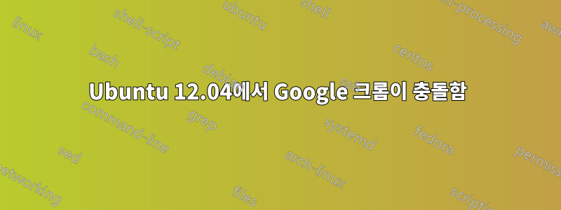 Ubuntu 12.04에서 Google 크롬이 충돌함