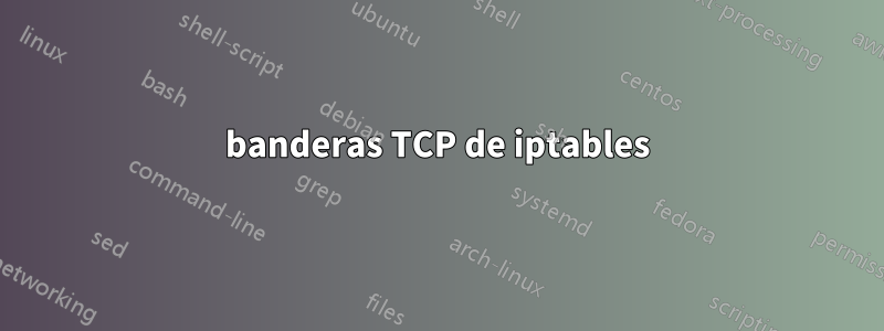 banderas TCP de iptables