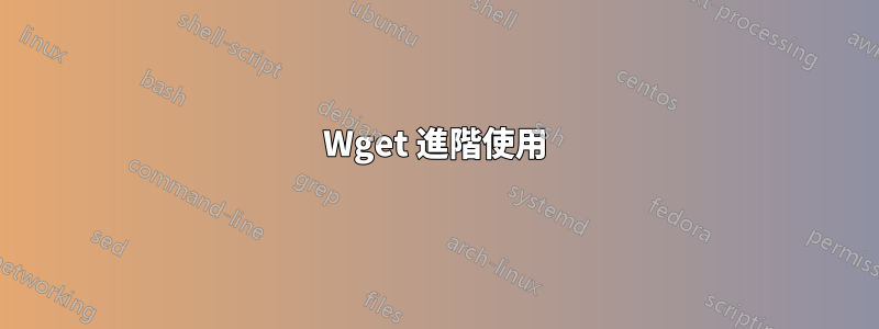 Wget 進階使用