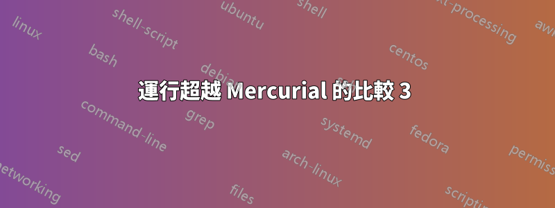 運行超越 Mercurial 的比較 3