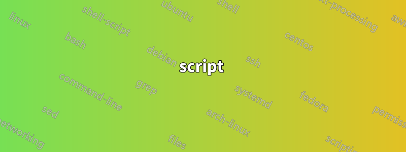 script