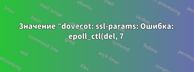 Значение "dovecot: ssl-params: Ошибка: epoll_ctl(del, 7) не удалось"?