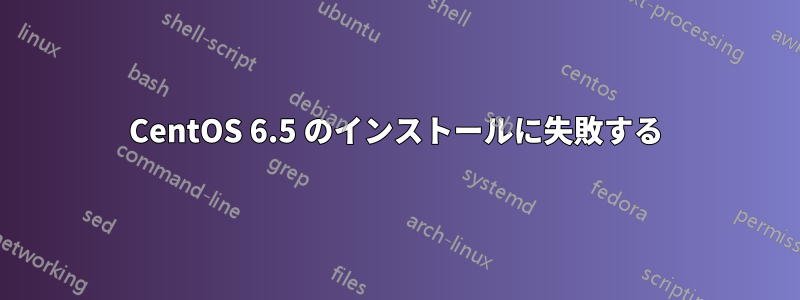 CentOS 6.5 のインストールに失敗する