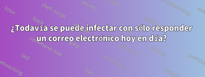 ¿Todavía se puede infectar con sólo responder un correo electrónico hoy en día?