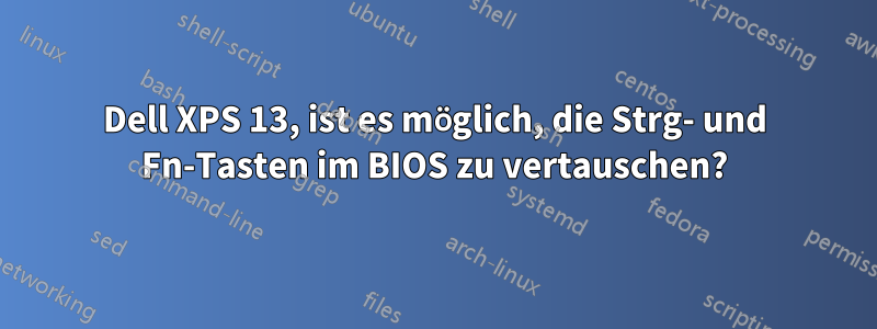 Dell XPS 13, ist es möglich, die Strg- und Fn-Tasten im BIOS zu vertauschen?