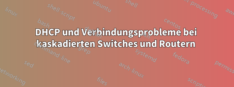 DHCP und Verbindungsprobleme bei kaskadierten Switches und Routern