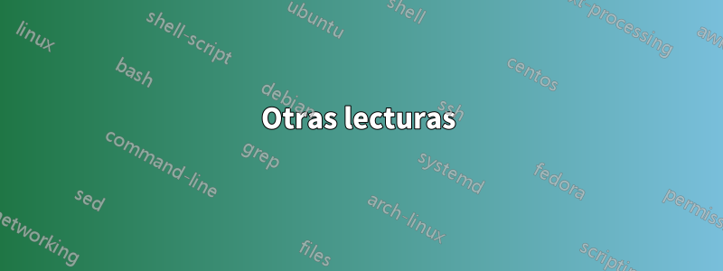 Otras lecturas
