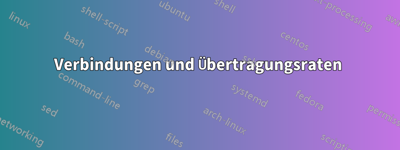 Verbindungen und Übertragungsraten