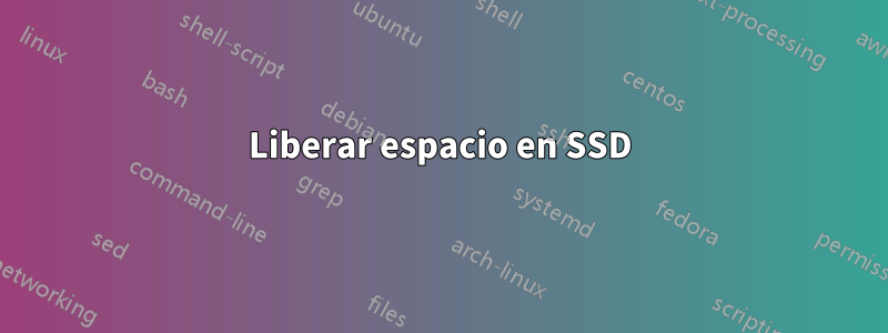 Liberar espacio en SSD