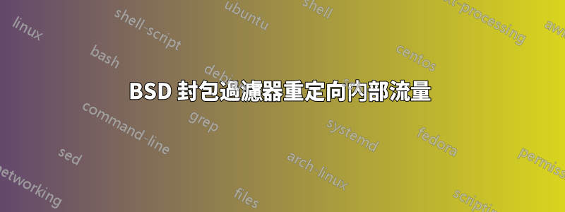 BSD 封包過濾器重定向內部流量