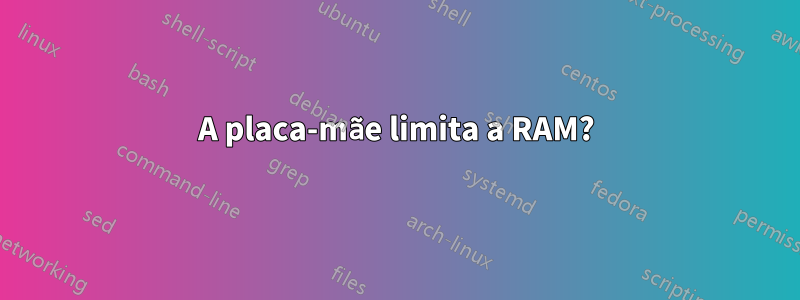 A placa-mãe limita a RAM?