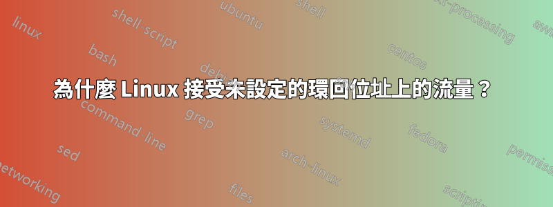 為什麼 Linux 接受未設定的環回位址上的流量？