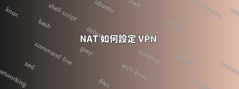 NAT 如何設定 VPN