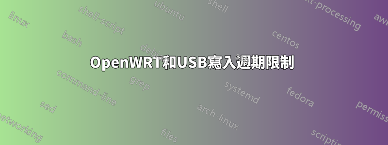 OpenWRT和USB寫入週期限制