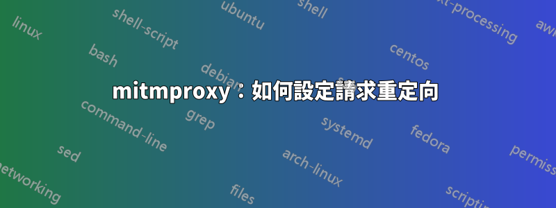 mitmproxy：如何設定請求重定向