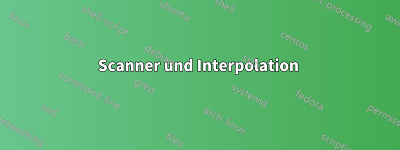 Scanner und Interpolation