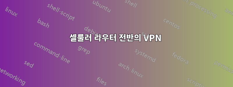 셀룰러 라우터 전반의 VPN