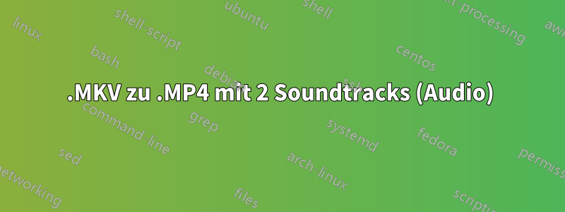 .MKV zu .MP4 mit 2 Soundtracks (Audio)