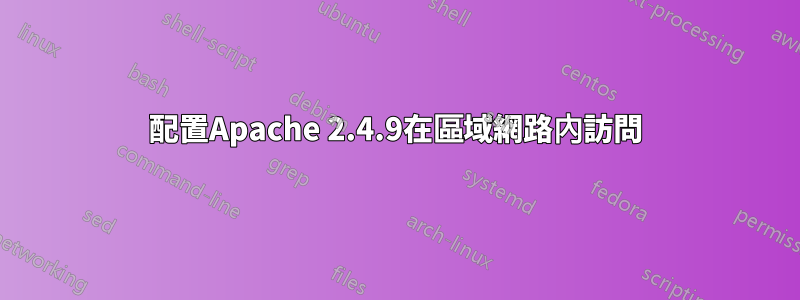 配置Apache 2.4.9在區域網路內訪問