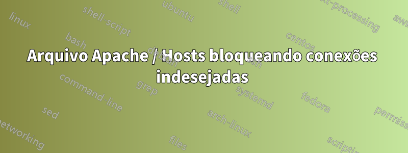 Arquivo Apache / Hosts bloqueando conexões indesejadas