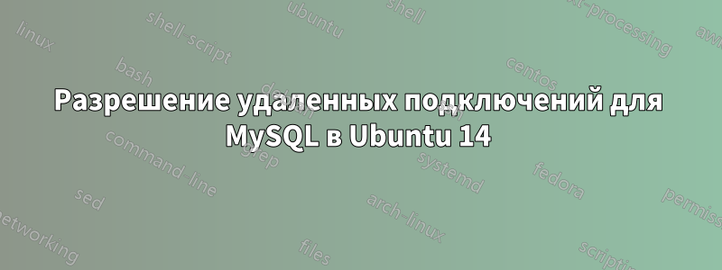 Разрешение удаленных подключений для MySQL в Ubuntu 14