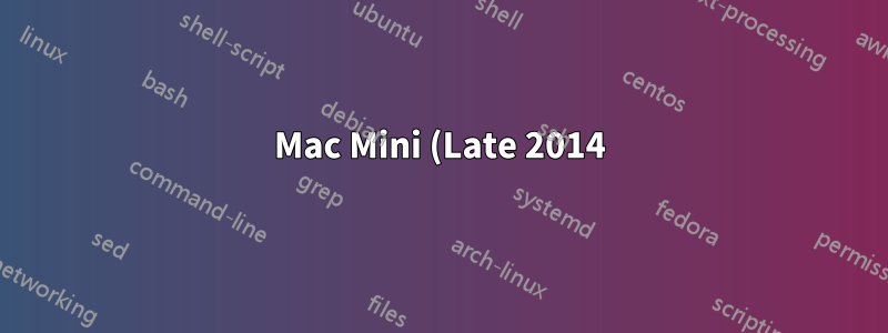 Mac Mini (Late 2014) で 2 つのモニターを使用するときに発生する問題