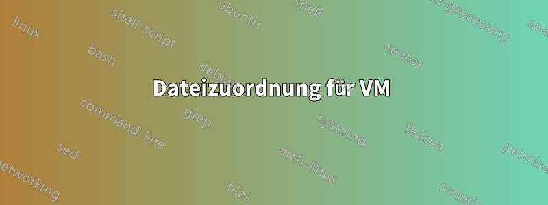 Dateizuordnung für VM