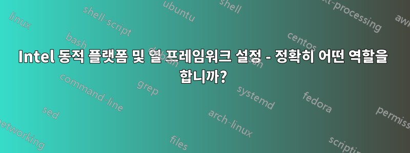 Intel 동적 플랫폼 및 열 프레임워크 설정 - 정확히 어떤 역할을 합니까?