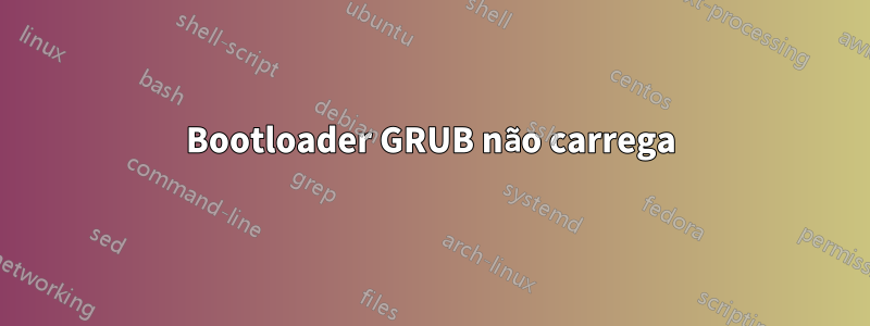 Bootloader GRUB não carrega