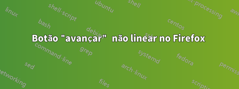 Botão "avançar" não linear no Firefox