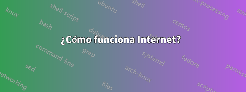 ¿Cómo funciona Internet? 